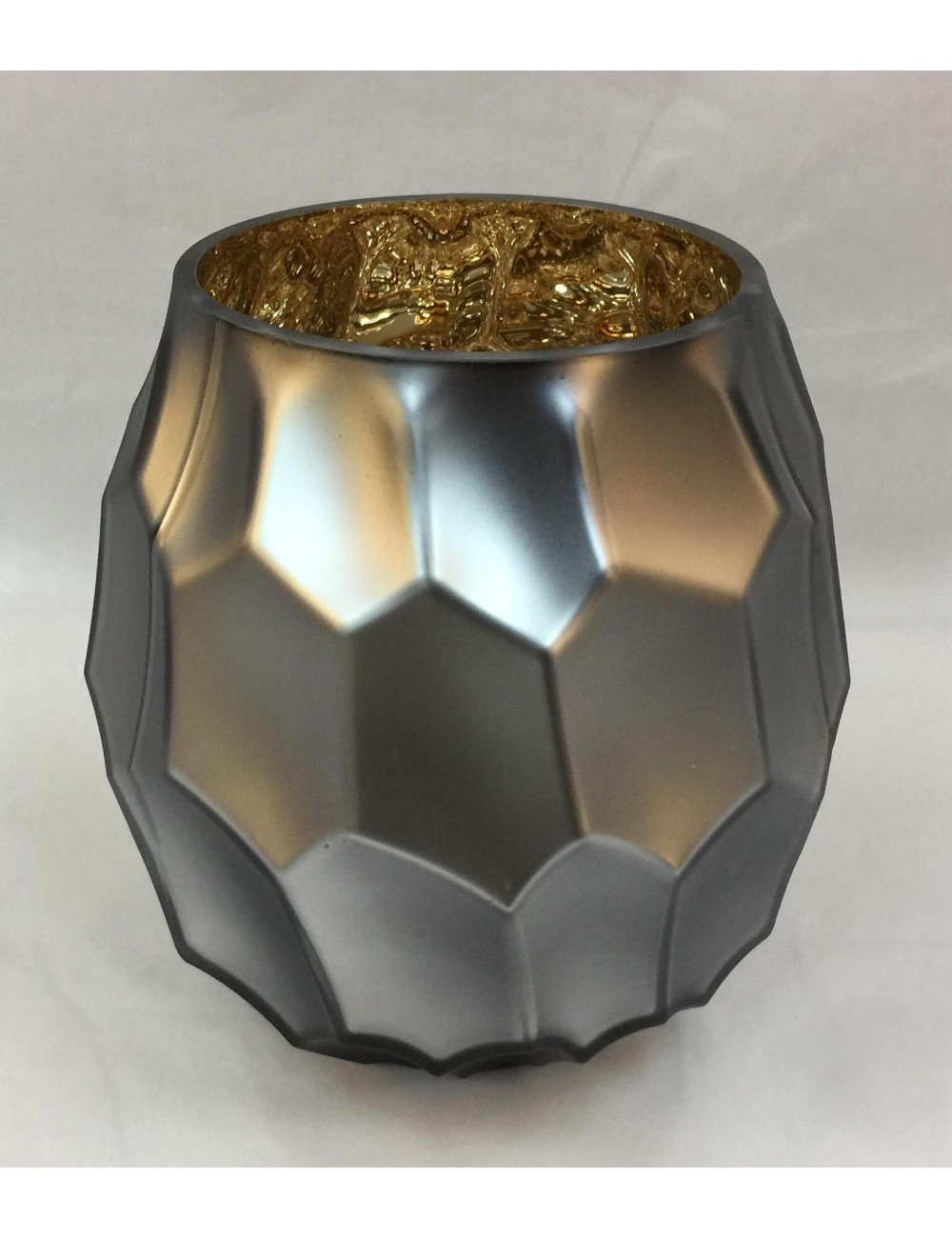 świecznik srebrny Diamond 17cm