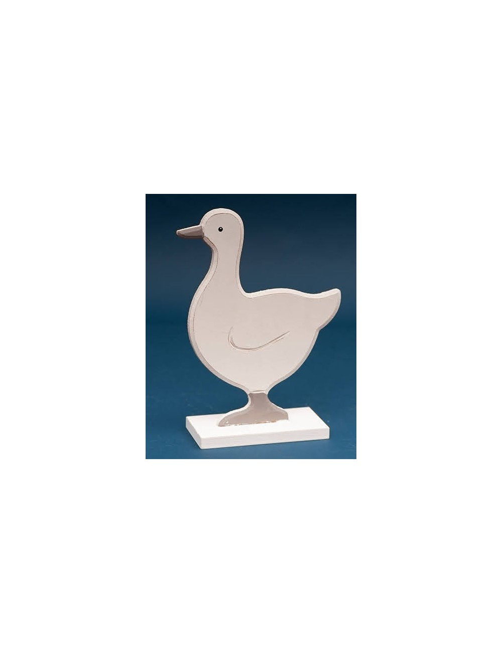 kura i kaczka drewniana