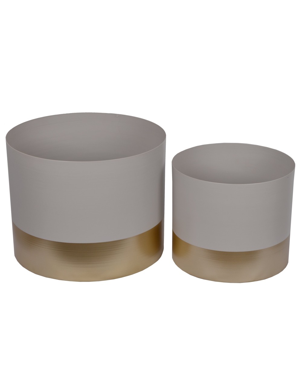 KOMPLET 2 DONIC BEŻOWYCH METALOWYCH