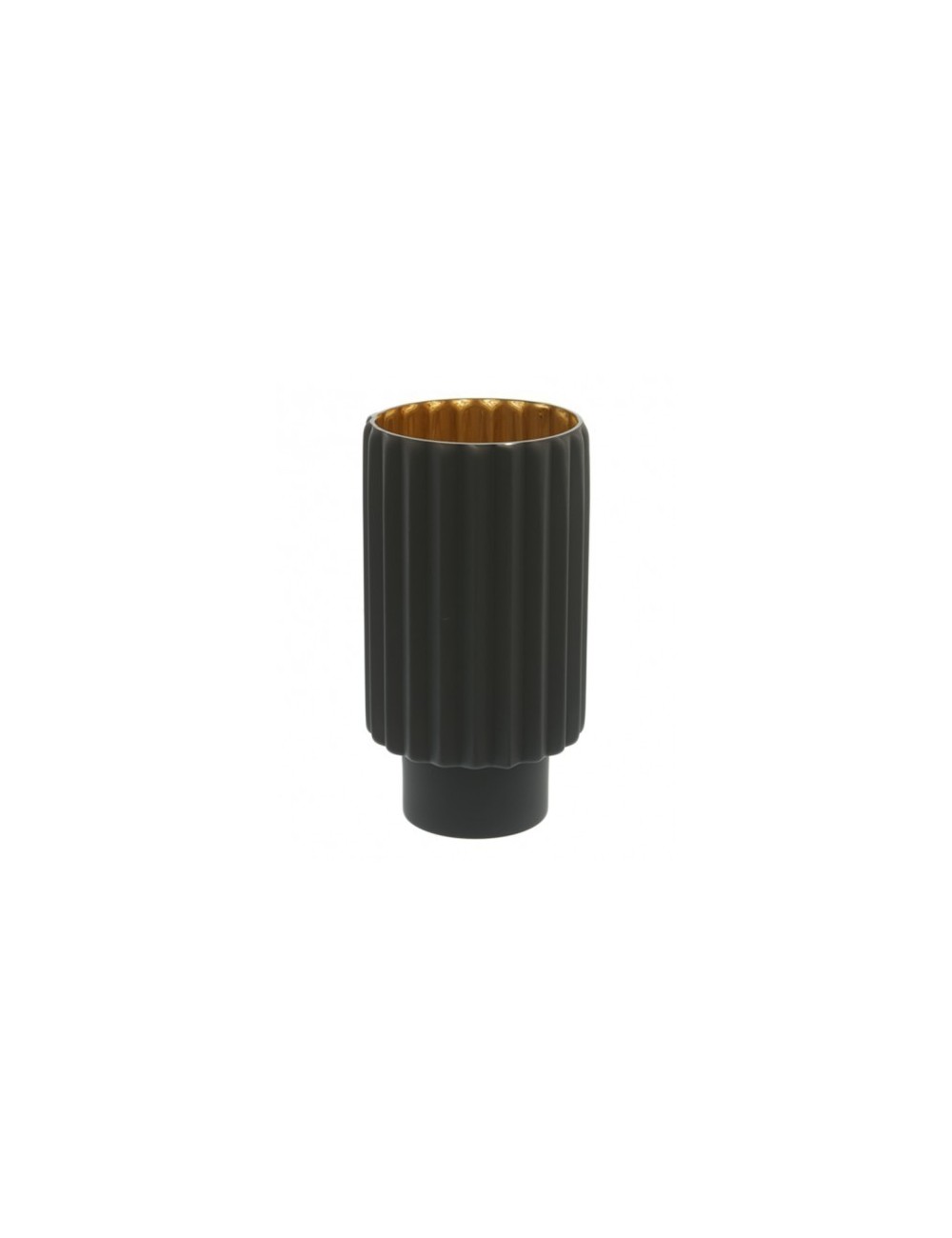 wazon karbowany srebrny