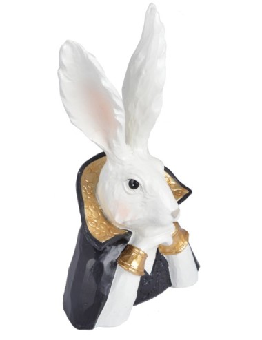 FIGURKA KRÓLIK CZRNO-BIAŁY MIX 2 WZORY