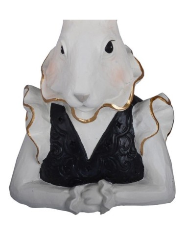 FIGURKA KRÓLIK CZRNO-BIAŁY MIX 2 WZORY