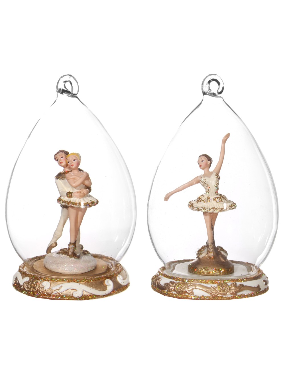 Zawieszka Baletnica w kuli złota różne wzory