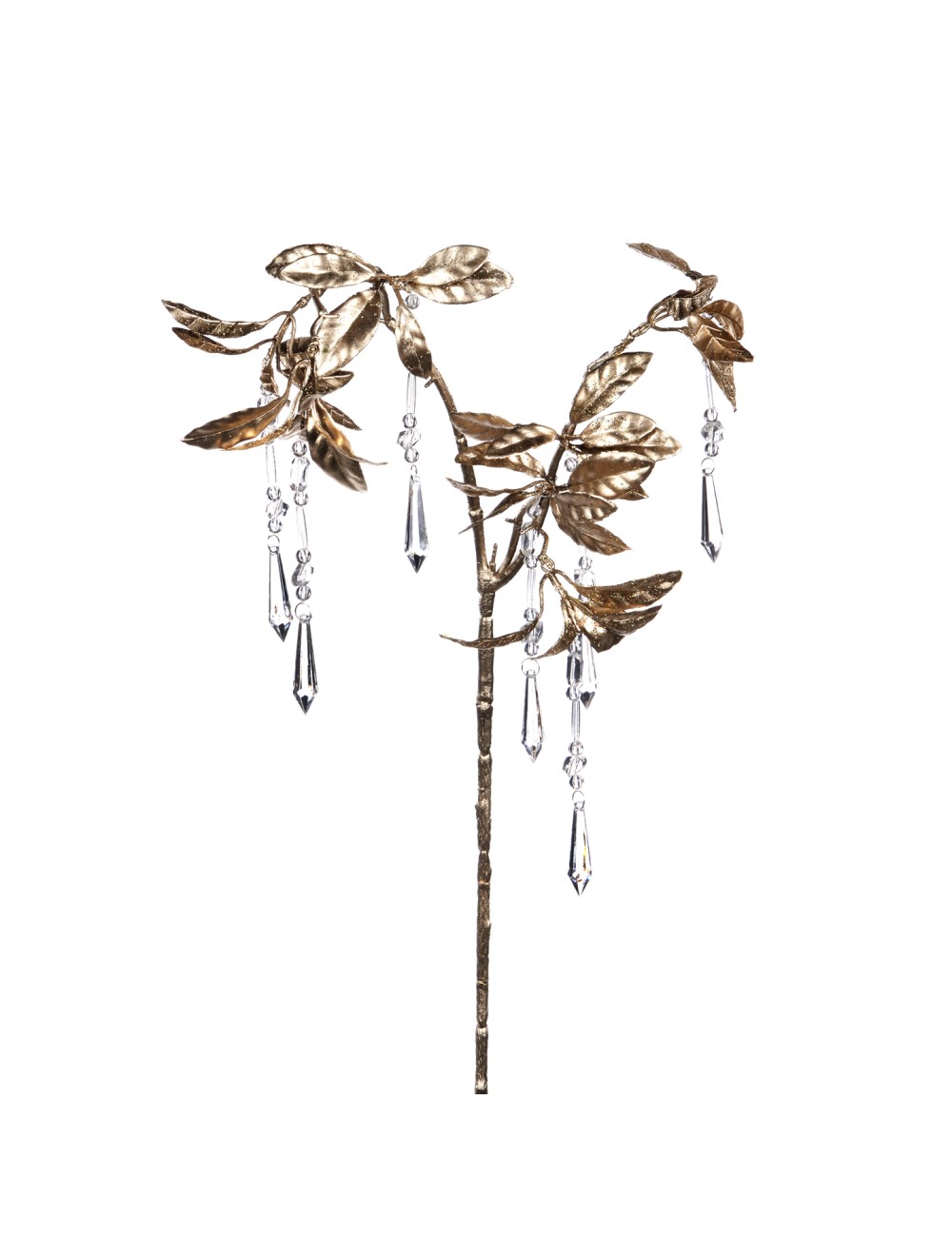 Gałązka miedziana z kryształami