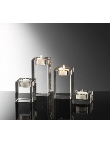 Świecznik kryształ kwadrat średni