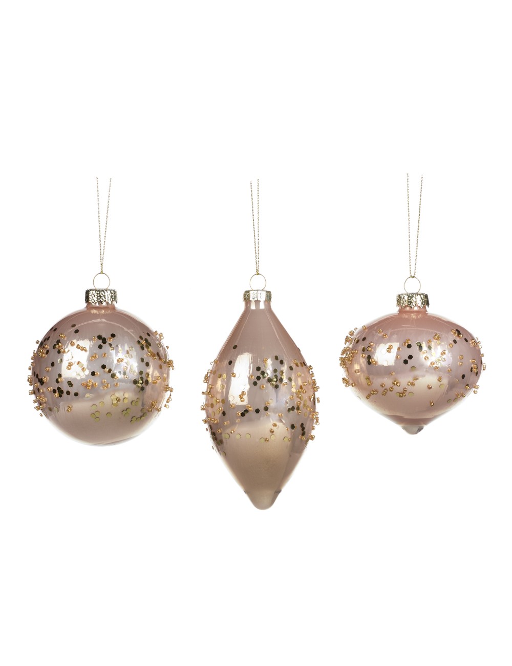 Bombka miedziany róż