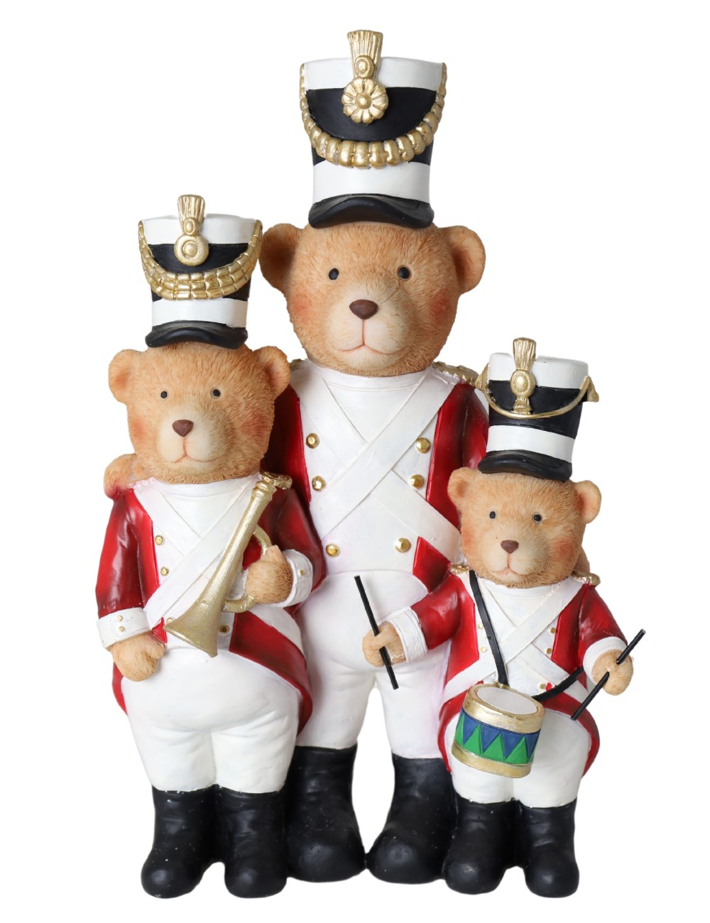 Figurka świąteczna misie żołnierzyki