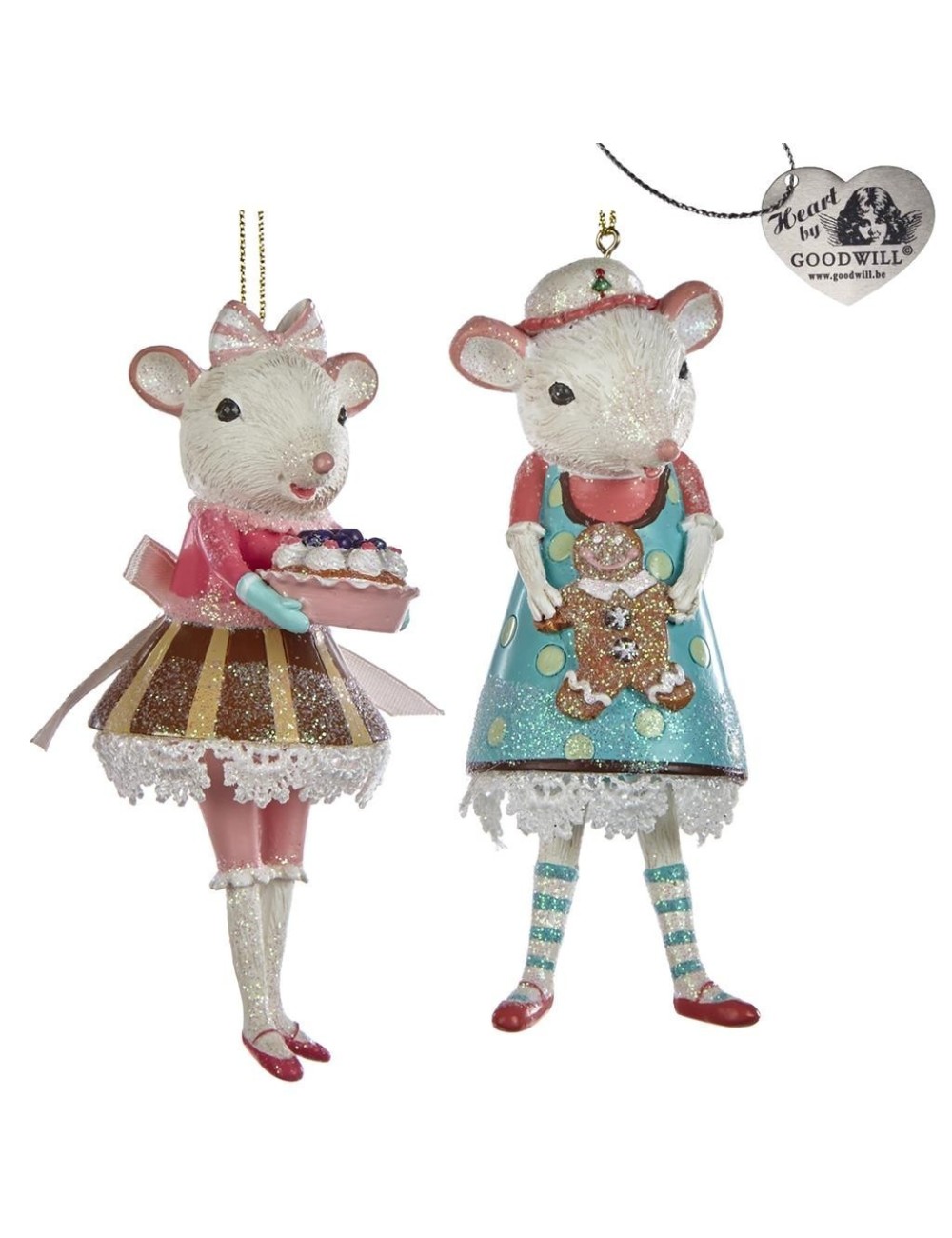 Zawieszka myszka z ciastkiem różne wzory