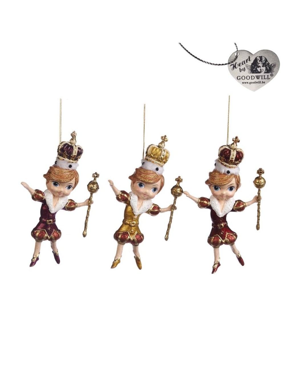 Zawieszka chłopiec  w koronie różne wzory