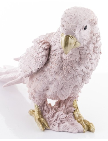 Figurka Papuga Pudrowy Róż