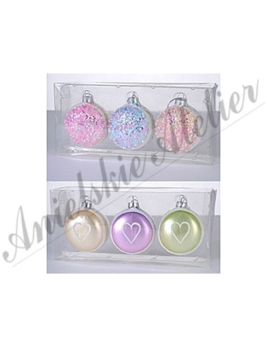 Bombki Ciastko komplet 3 szt.