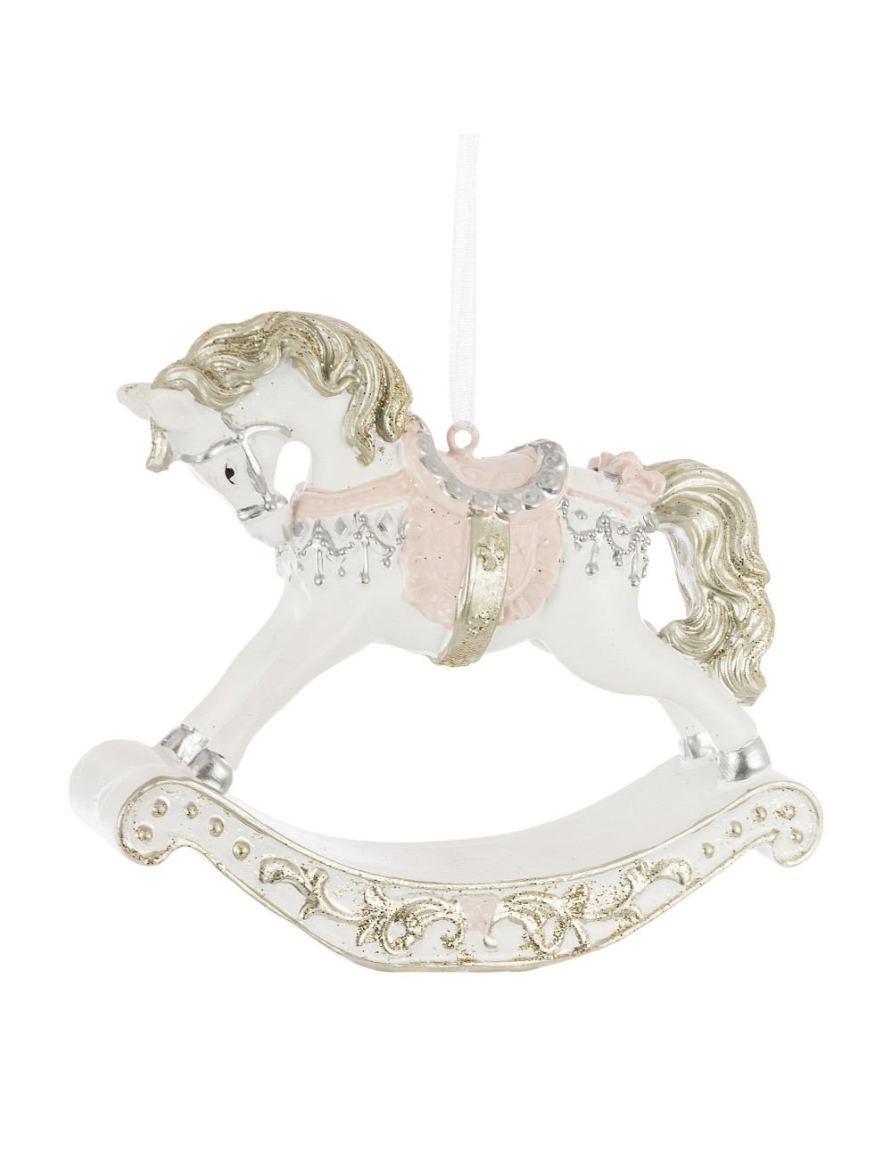 Zawieszka koń róż na biegunach