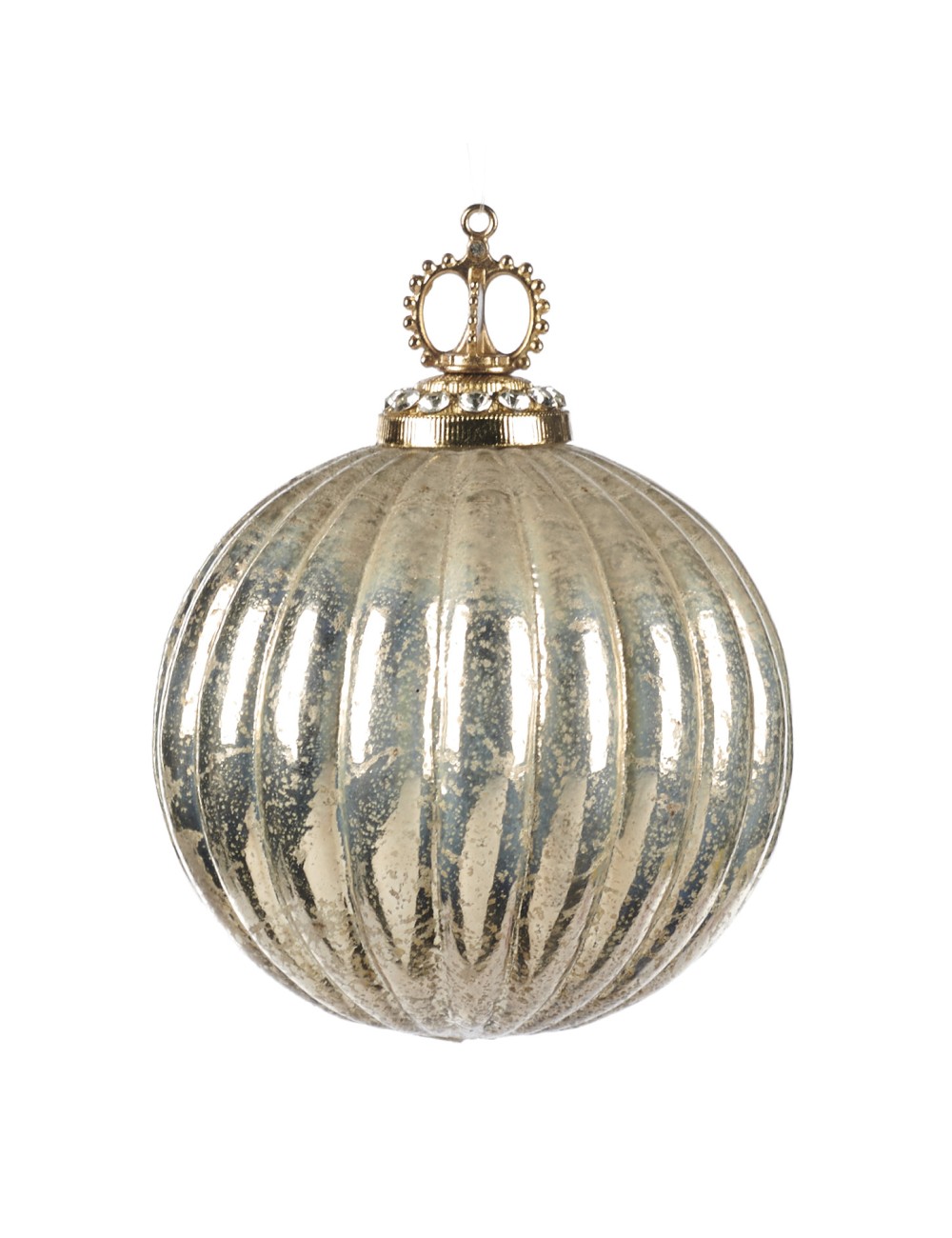 Bombka złota korona