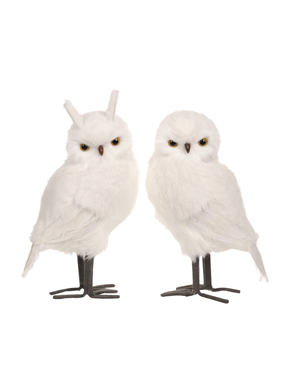 Figurka sowa duża biała