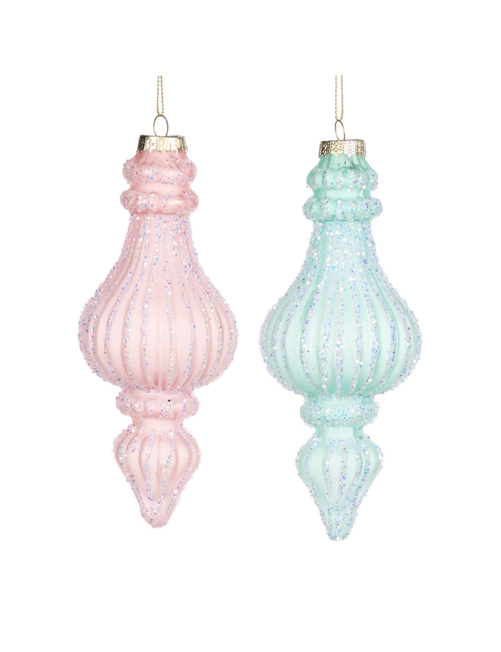 Bombka zwis róż , mięta