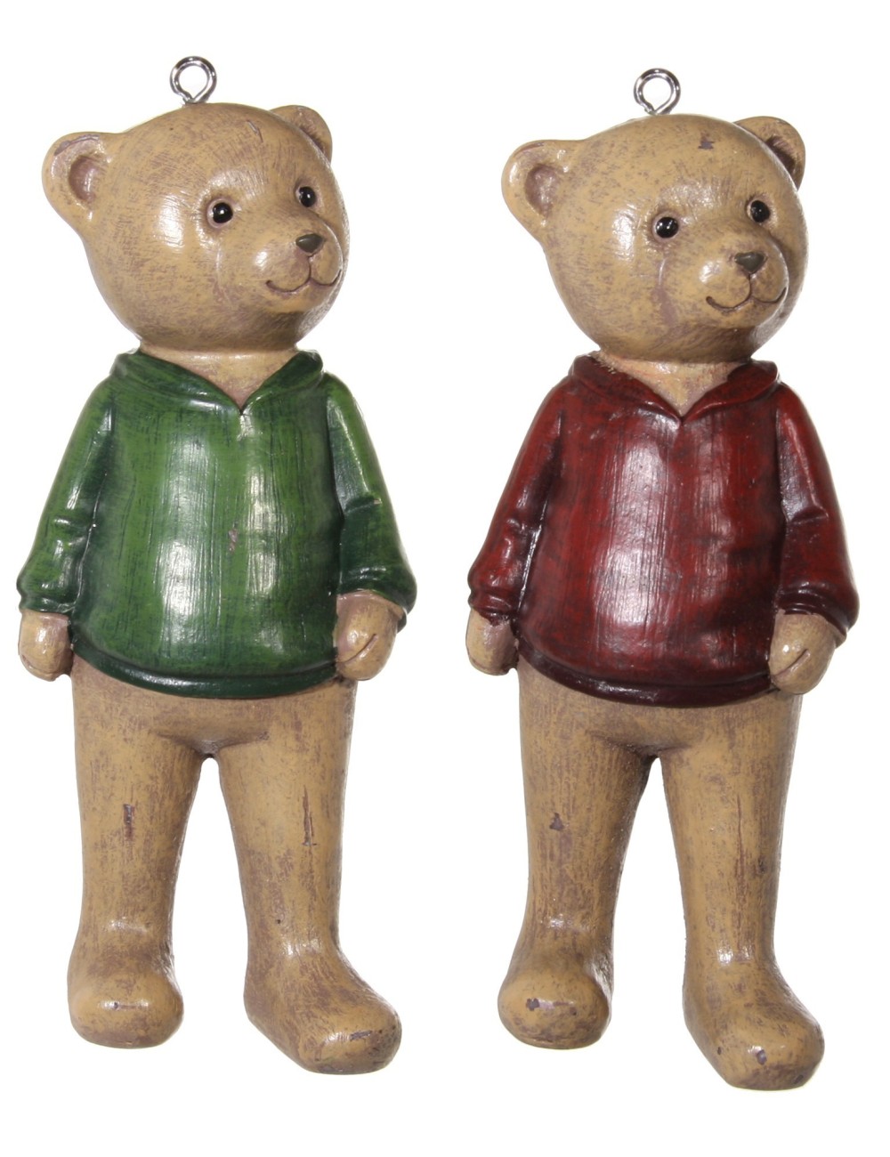 Zawieszka miś w czerwonym sweterku różne wzory