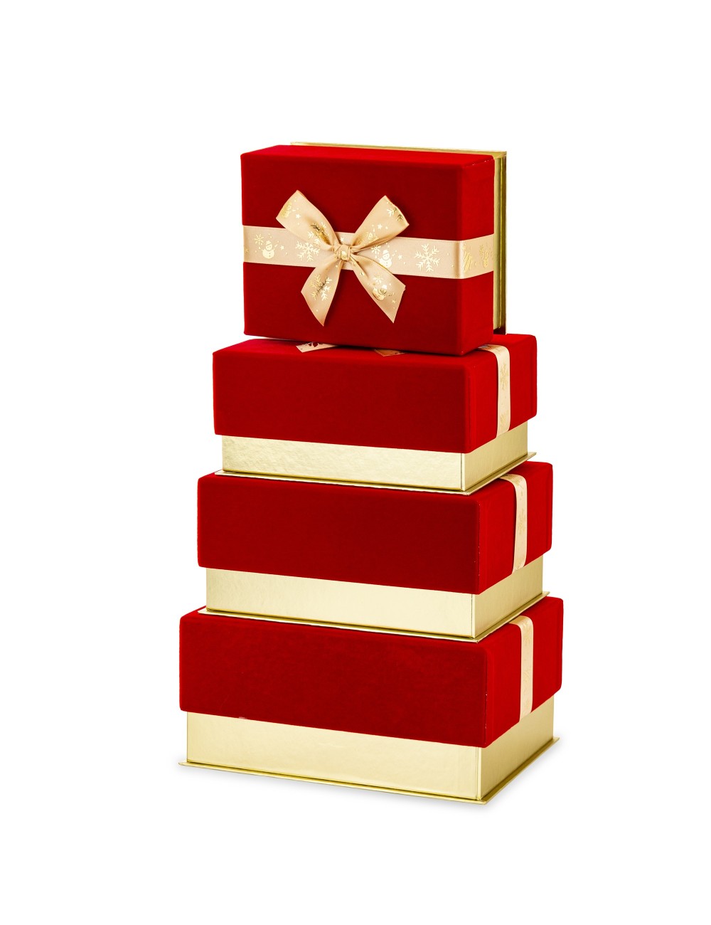 Pudełko velur kpl.4szt