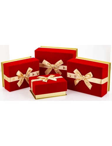 Pudełko velur kpl.4szt