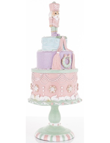 Figurka tort pastelowy