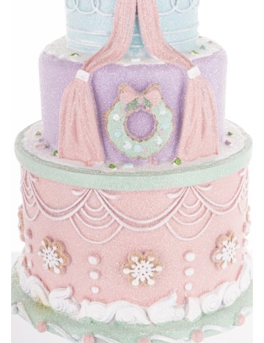 Figurka tort pastelowy