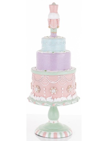 Figurka tort pastelowy