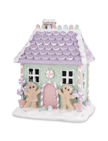 Domek led fiolet mięta