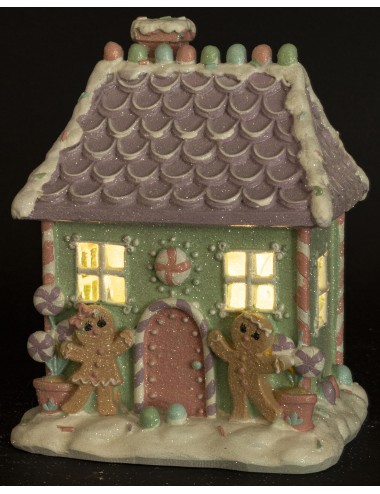 Domek led fiolet mięta