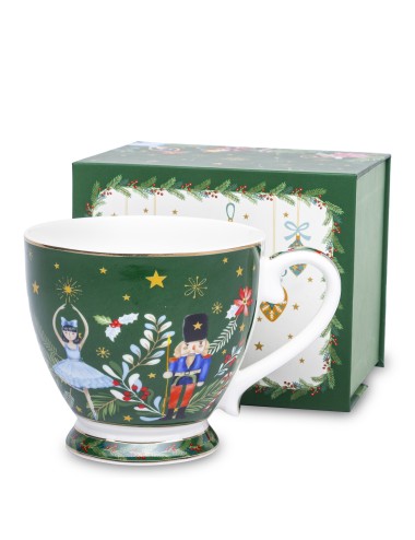 Kubek zielony świąteczny