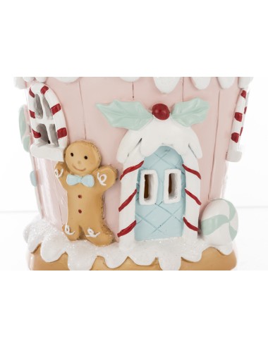 Figurka domek led piernik pastel