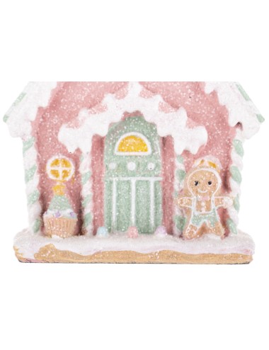 Zawieszka domek piernik róż