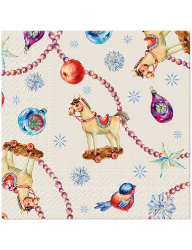 Serwetki świąteczne  konik