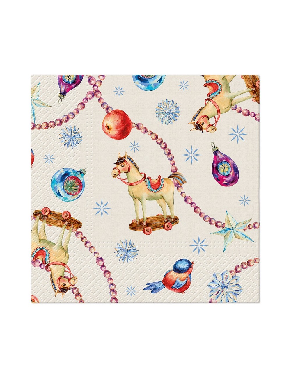 Serwetki świąteczne  konik