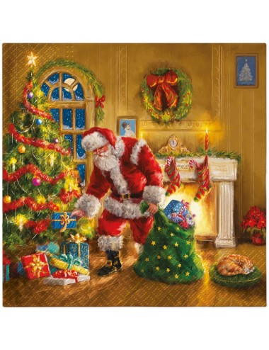 Serwetki świąteczne Mikołaj