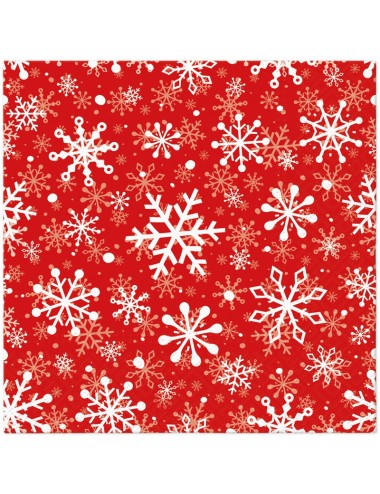 Serwetki świąteczne śnieżynki