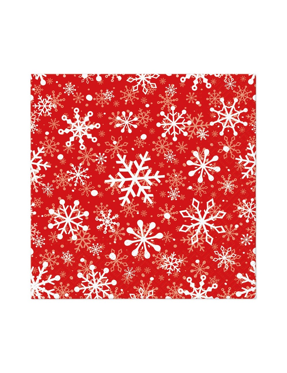 Serwetki świąteczne śnieżynki