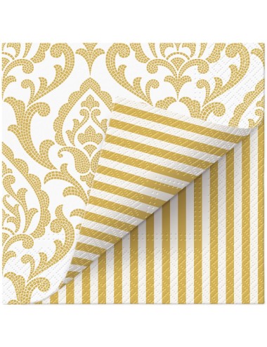 Serwetki świąteczne złoty ornament