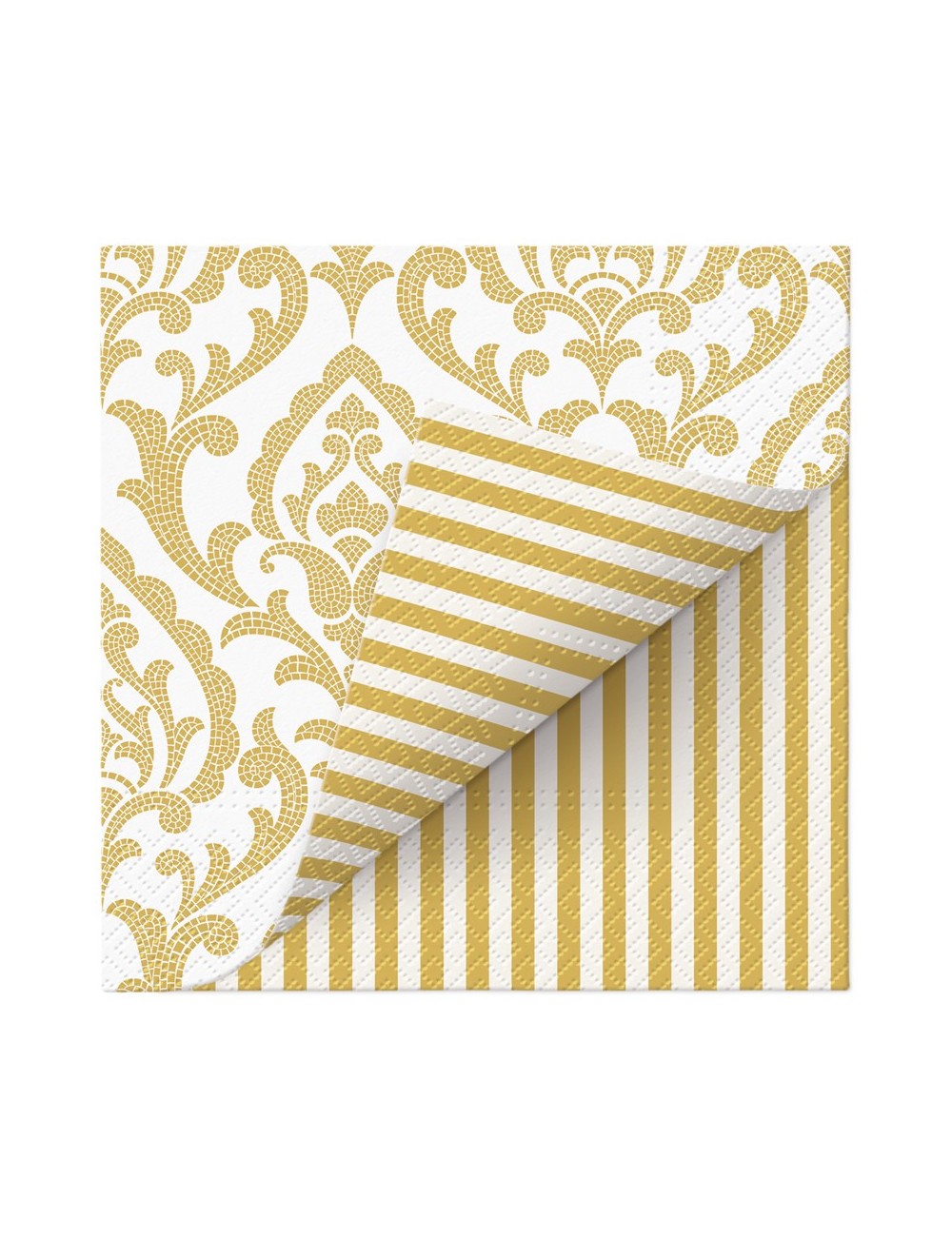 Serwetki świąteczne złoty ornament