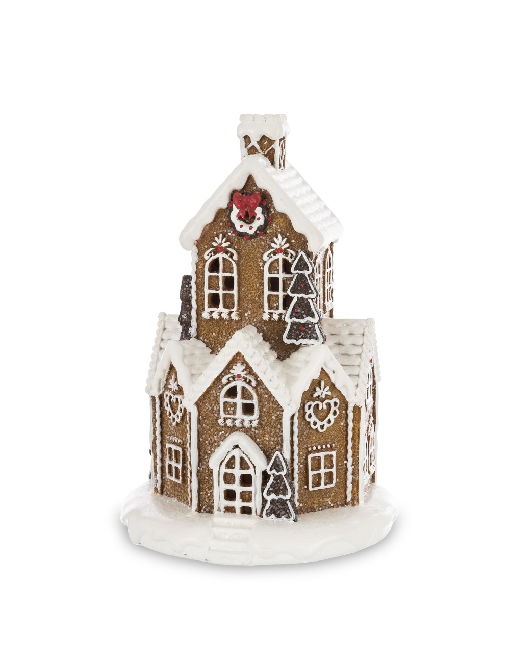 Dekoracja domek led piernik