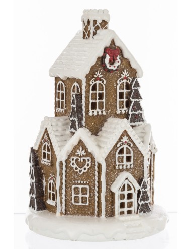 Dekoracja domek led piernik