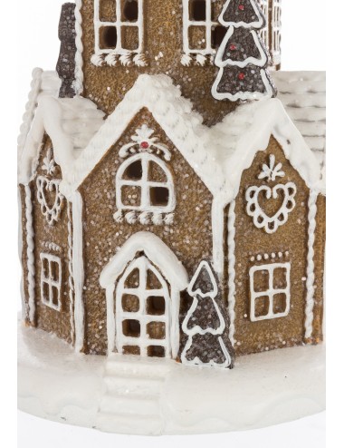 Dekoracja domek led piernik