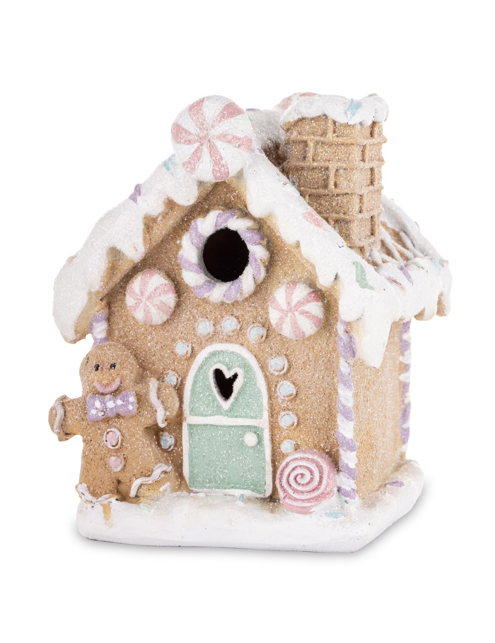 Domek led piernik pastelowy