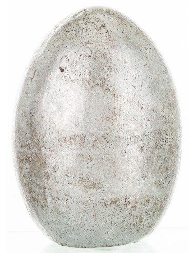 Jajko ceramiczne antyczne srebro