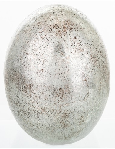 Jajko ceramiczne antyczne srebro
