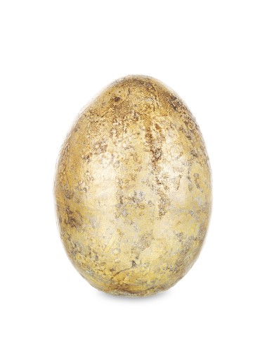 Jajko ceramiczne antyczne złoto