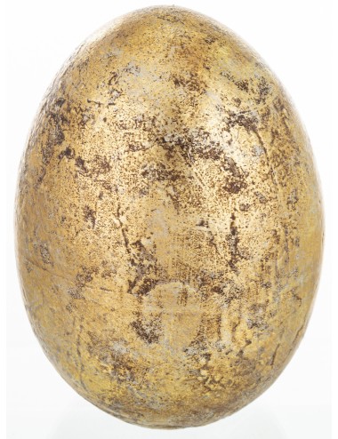 Jajko ceramiczne antyczne złoto
