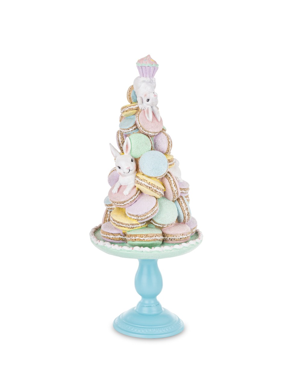 Figurka makaroniki na paterze z królikami