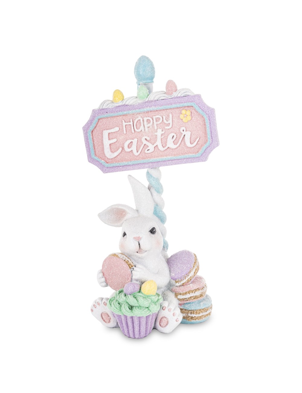 Figurka królik z tabliczką