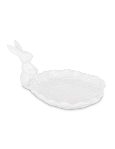 Talerz dekoracyjny z królikiem