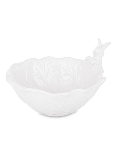 Miseczka liść sałaty z królikiem