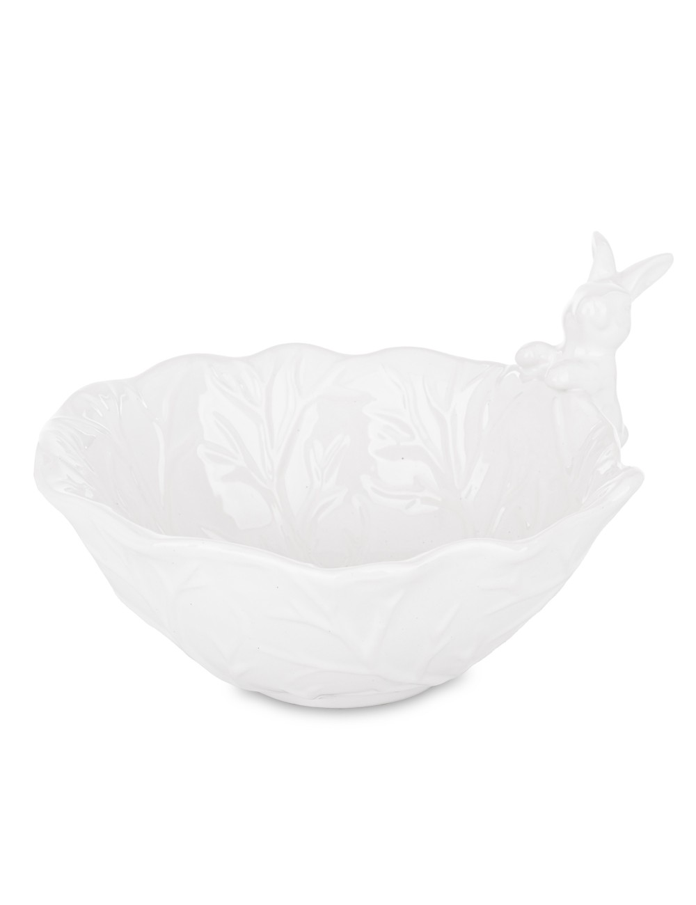 Miseczka liść sałaty z królikiem